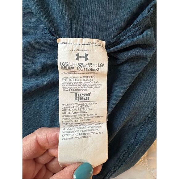 Under Armour deep teal 1/4 zip pullover - L - Picture 9 of 10